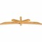 Ekena Millwork Alberta Rough Sawn Timber Gable Bracket, Western Red Cedar, 96"W x 24"H x 4"D x 4"F, 6/12 Pitch GBW096X24X0404ALB00RWR - alternate 4